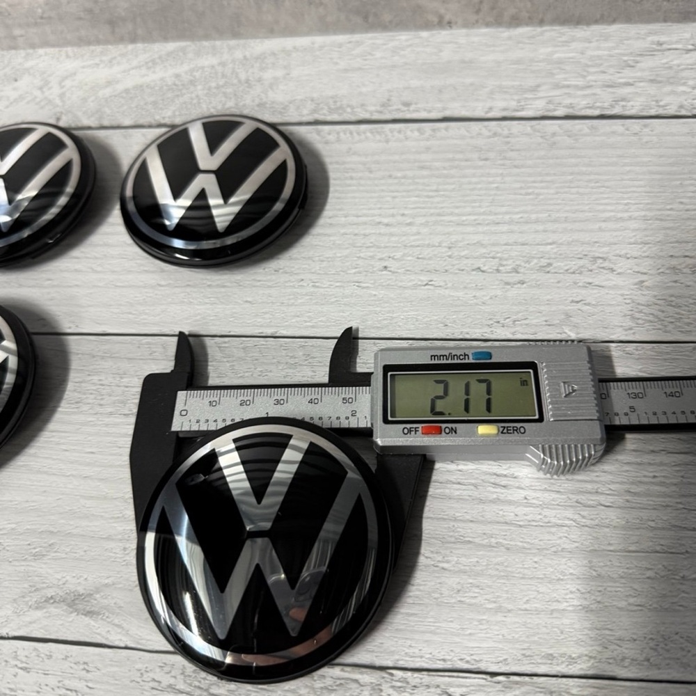 VW Volkswagon Atlas Cross Sport Arteon Wheel Rim Center Caps Hub 5H0 601 171 - Picture 3 of 4